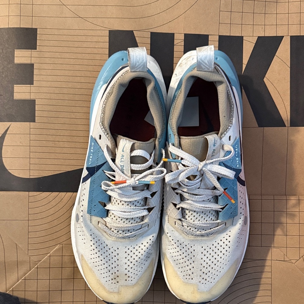 Nike Athletic Shoes - White and Blue - Picture 5 of 6